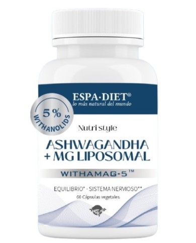 ASHWAGANDHA + MG LIPOS 60 Caps