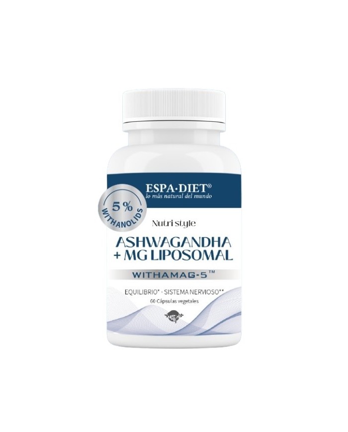ASHWAGANDHA + MG LIPOS 60 Caps