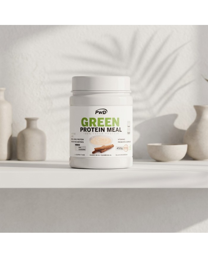 GREEN PROTEIN VEGAN 450 gr natillas canela