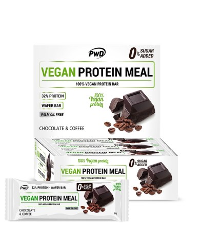 BARRITAS VEGAN PROT (12x35 gr) Choco cafe