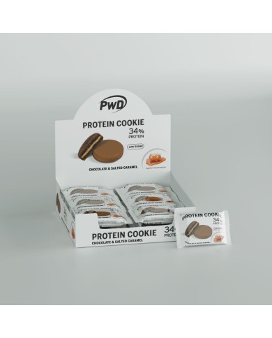 PROTEIN COOKIE 34% choco&S.caramel 18x30g