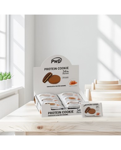 PROTEIN COOKIE 34% choco&S.caramel 18x30g