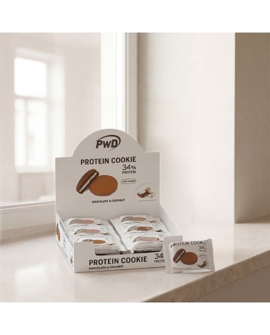 PROTEIN COOKIE 34% Choco y coco 18x30 g
