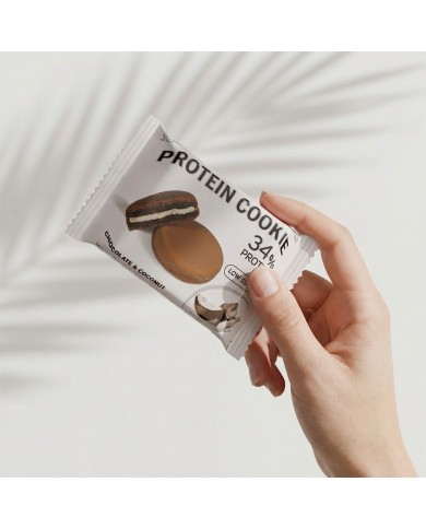PROTEIN COOKIE 34% Choco y coco 18x30 g