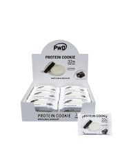 PROTEIN COOKIE 33% White & milk choc 18x30