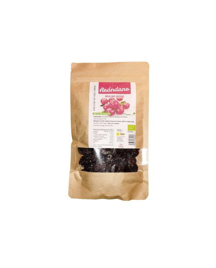 ARANDANO ROJO BIO 125 g - Sin azúcar