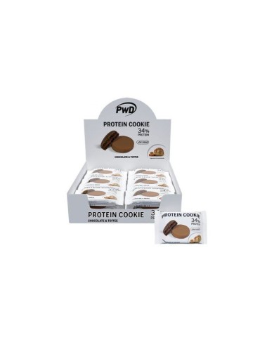 PROTEIN COOKIE 34% Choco y Toffee 18x30 g