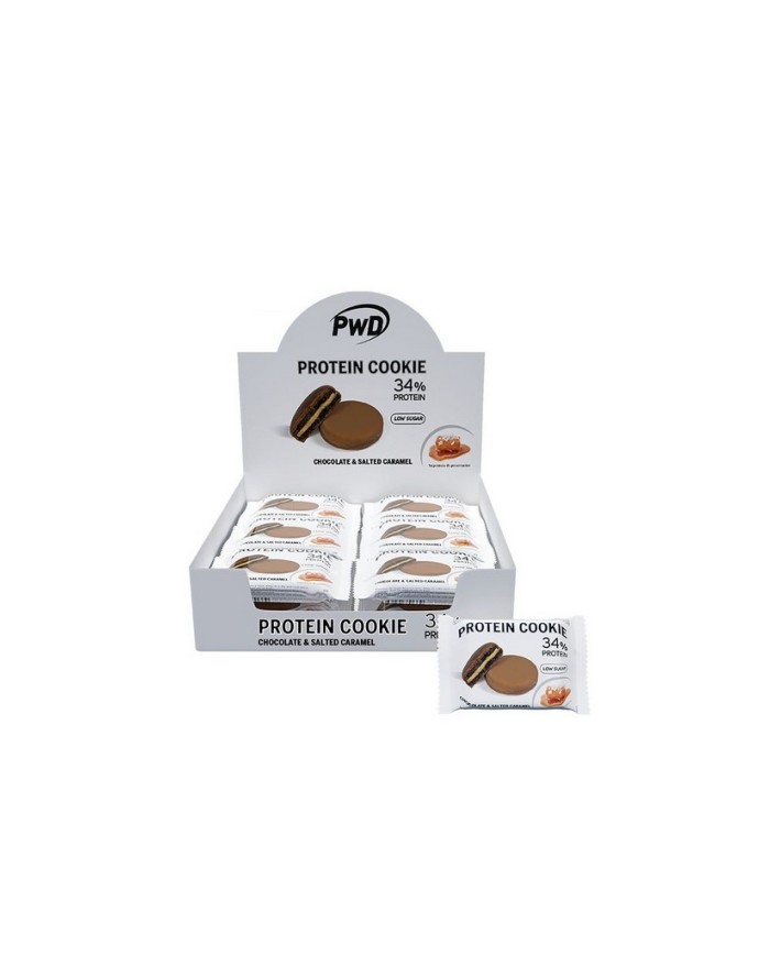 PROTEIN COOKIE 34% choco&S.caramel 18x30g