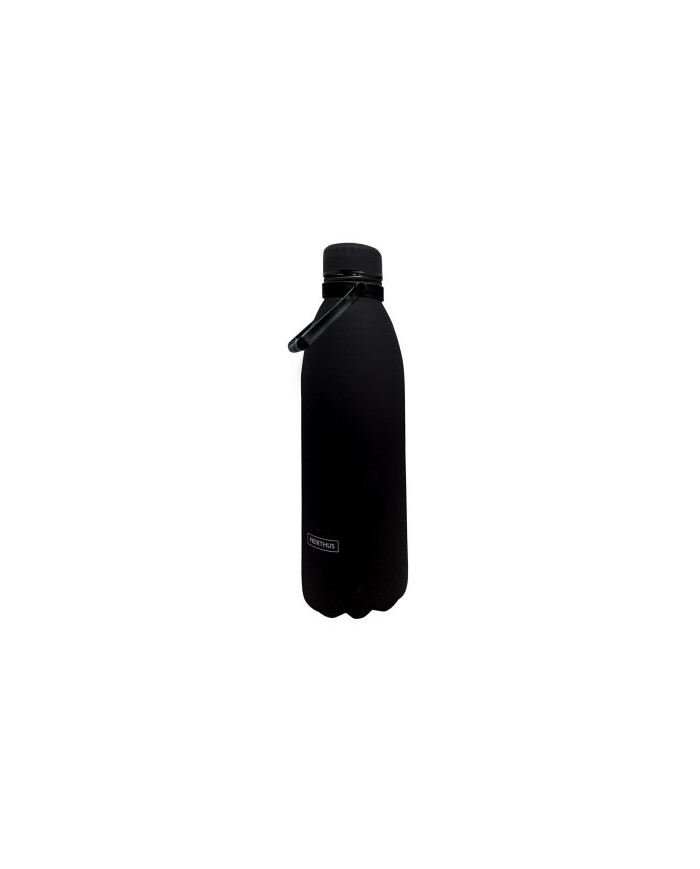 BOTTLE AC. INOX. NEGRA 1500 ML