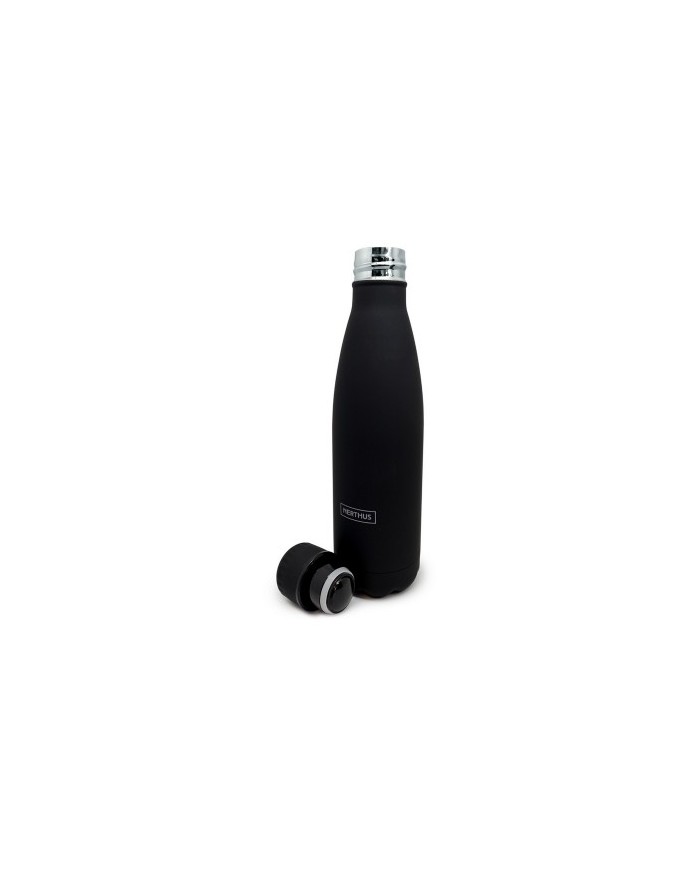 BOTTLE AC. INOX. NEGRO 500 ML