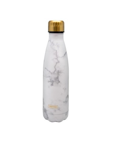 BOTTLE AC. INOX MARMOL BLANCO 500 ML