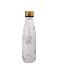 BOTTLE AC. INOX MARMOL BLANCO 500 ML
