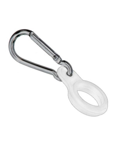 MOSQUETON LLAVERO BLANCO