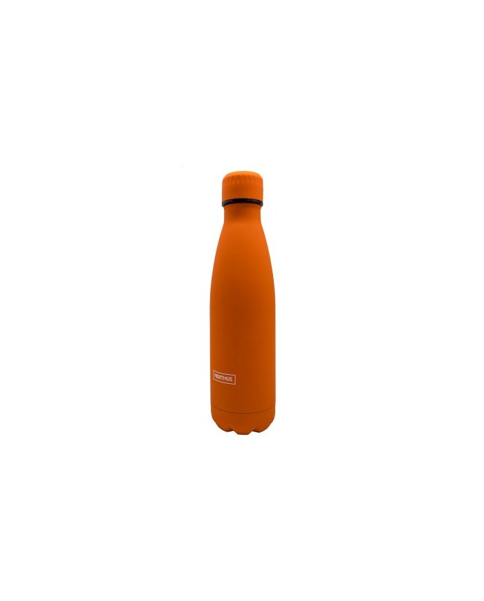 BOTTLE AC. INOX. NARANJA 500 ML