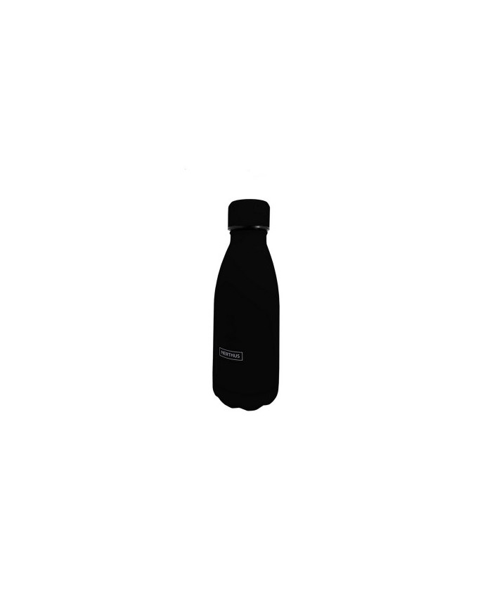 BOTTLE AC. INOX. NEGRA 350 ML