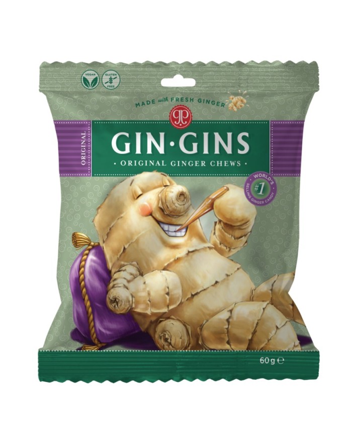 CARAMELOS JENGIBRE ORIGINAL bolsa 60 g