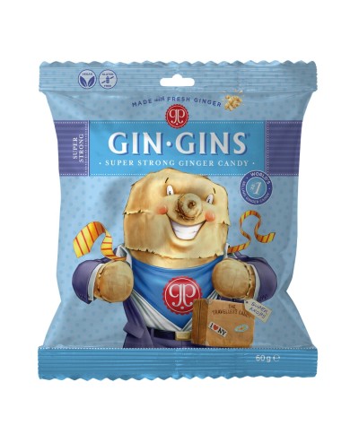 CARAMELOS JENGIBRE Super Fuerte bolsa 60 g