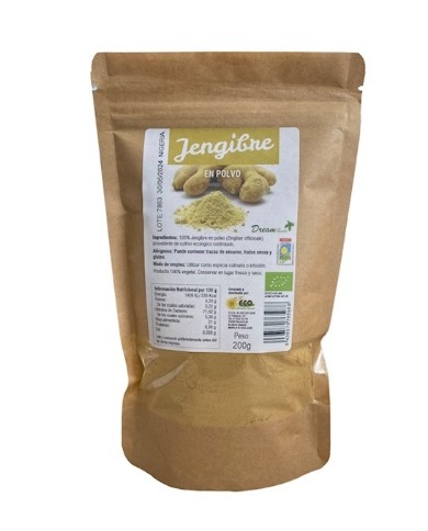 JENGIBRE POLVO BIO 200 GR