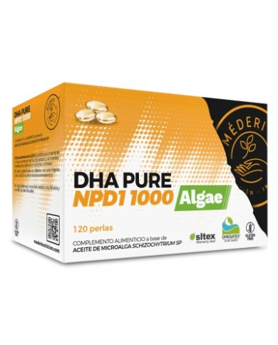 DHA PURE NPD1 1000 ALGAE 120 Perlas
