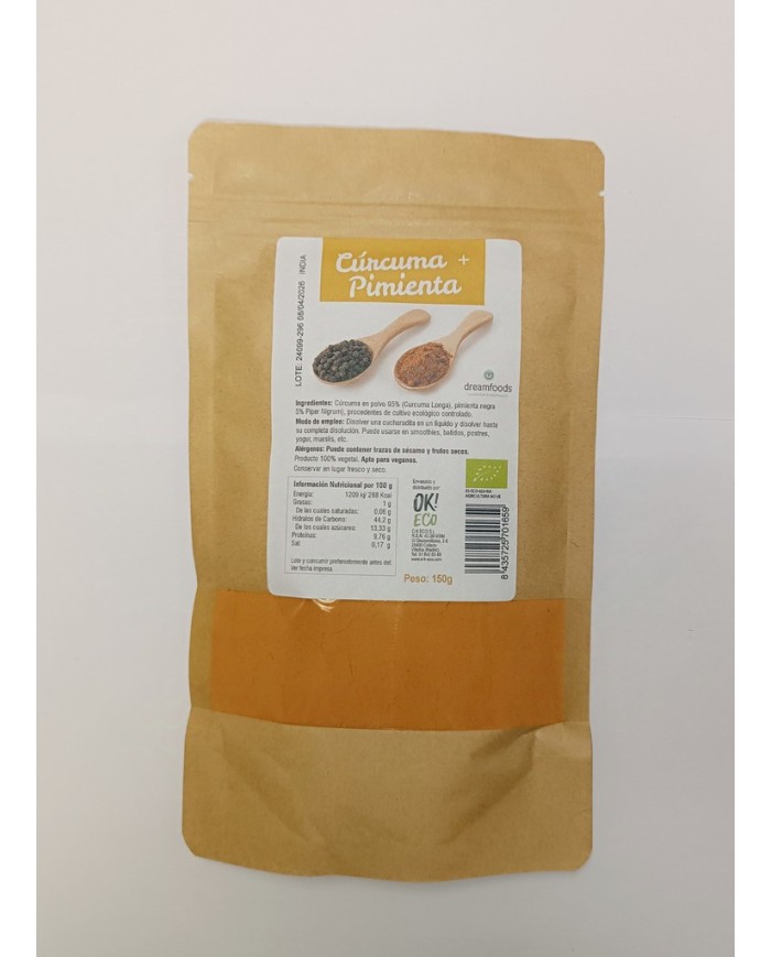 CURCUMA + PIMIENTA Bio 150 g