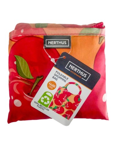 BOLSAS COMPRA PLEGABLE 100l% PLAST. Cerezas