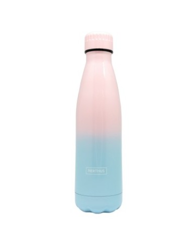 BOTTLE AC. INOX.ROSA-AZUL 500 ML