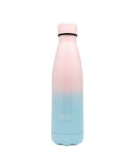 BOTTLE AC. INOX.ROSA-AZUL 500 ML