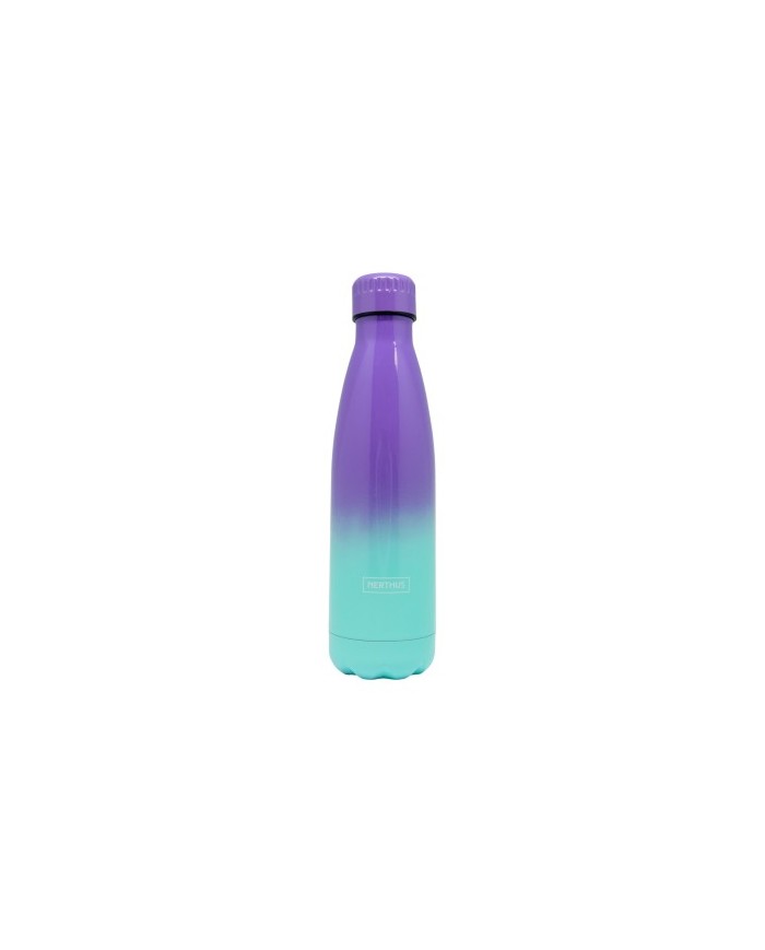 BOTTLE AC. INOX.MORADO-TURQ 500 ML