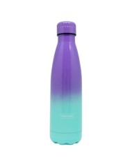 BOTTLE AC. INOX.MORADO-TURQ 500 ML
