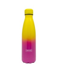 BOTTLE AC. INOX.AMARILLO-VIOLETA 500 ML
