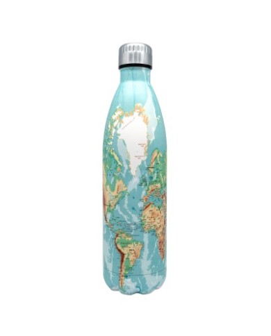 BOTTLE AC. INOX.MAPAMUNDI 1000 ml