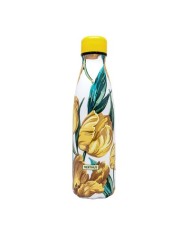BOTTLE AC. INOX. FLORES AMARILLAS 500 ML