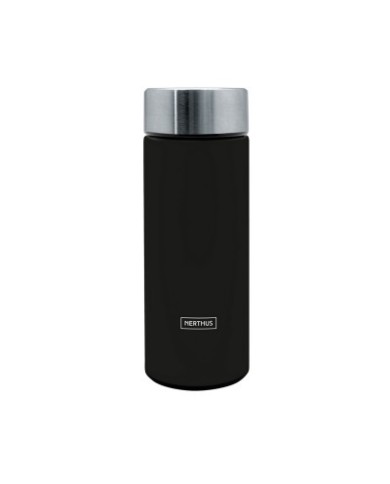 TERMO DOBLE PARED c/ infusor300 ml negro