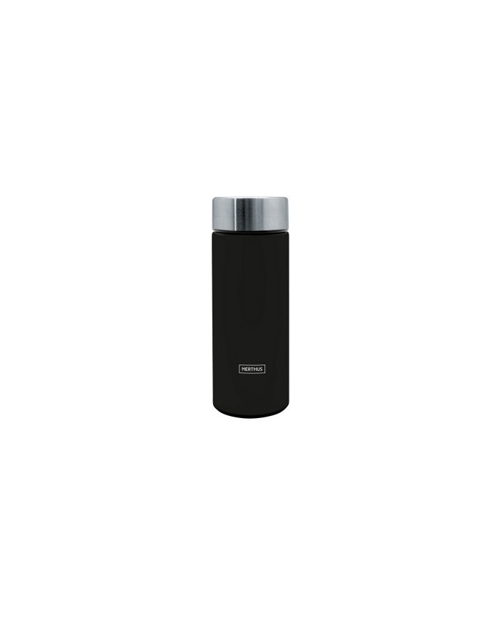 TERMO DOBLE PARED c/ infusor300 ml negro