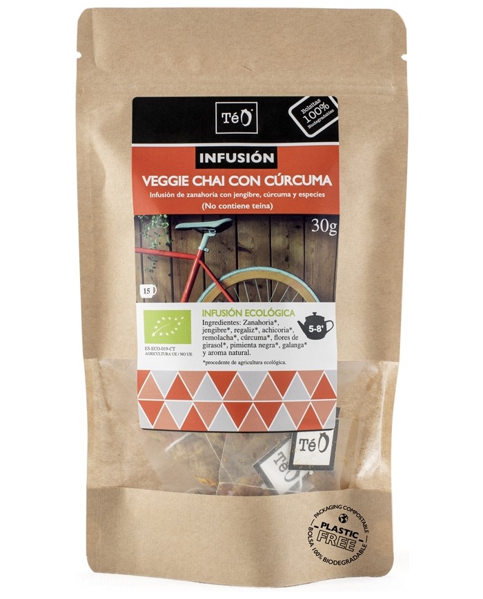 INFUSION VEGGIE CHAI + CURCUMA  ECO