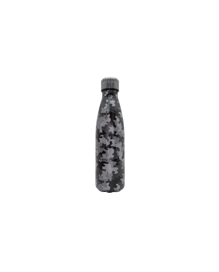 BOTTLE AC. INOX. CAMUFL.NEGRO 500 ML