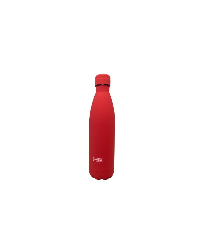 BOTTLE AC. INOX. ROJA  750 ML