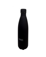 BOTTLE AC. INOX. NEGRA 750 ML