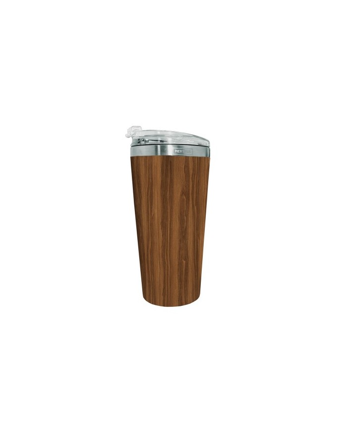 TAZA TERMO D. PARED  MADERA 500 ML