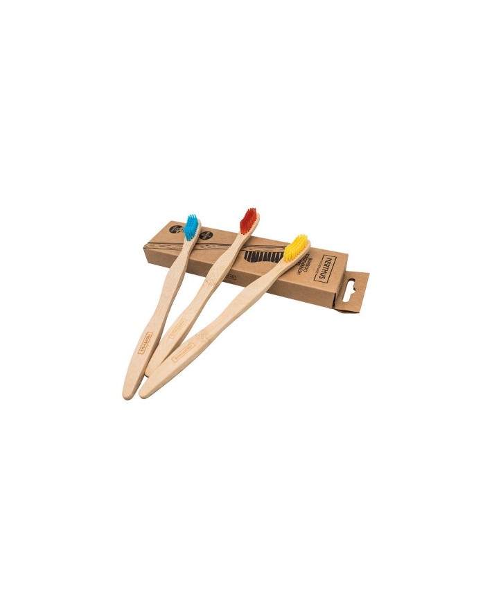 SET CEPILLO DIENTES BAMBU