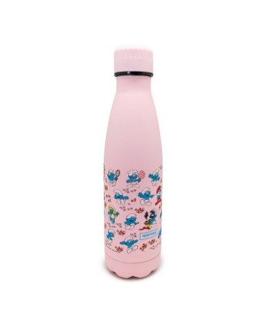 BOTTLE ALUM ROSA 500 ML PITUFOS