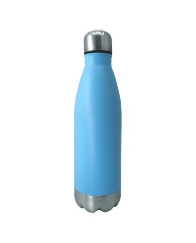 BOTTLE AC. INOX. AZUL 750 ML